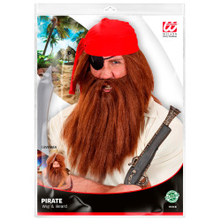 Hnedá parochňa s fúzami